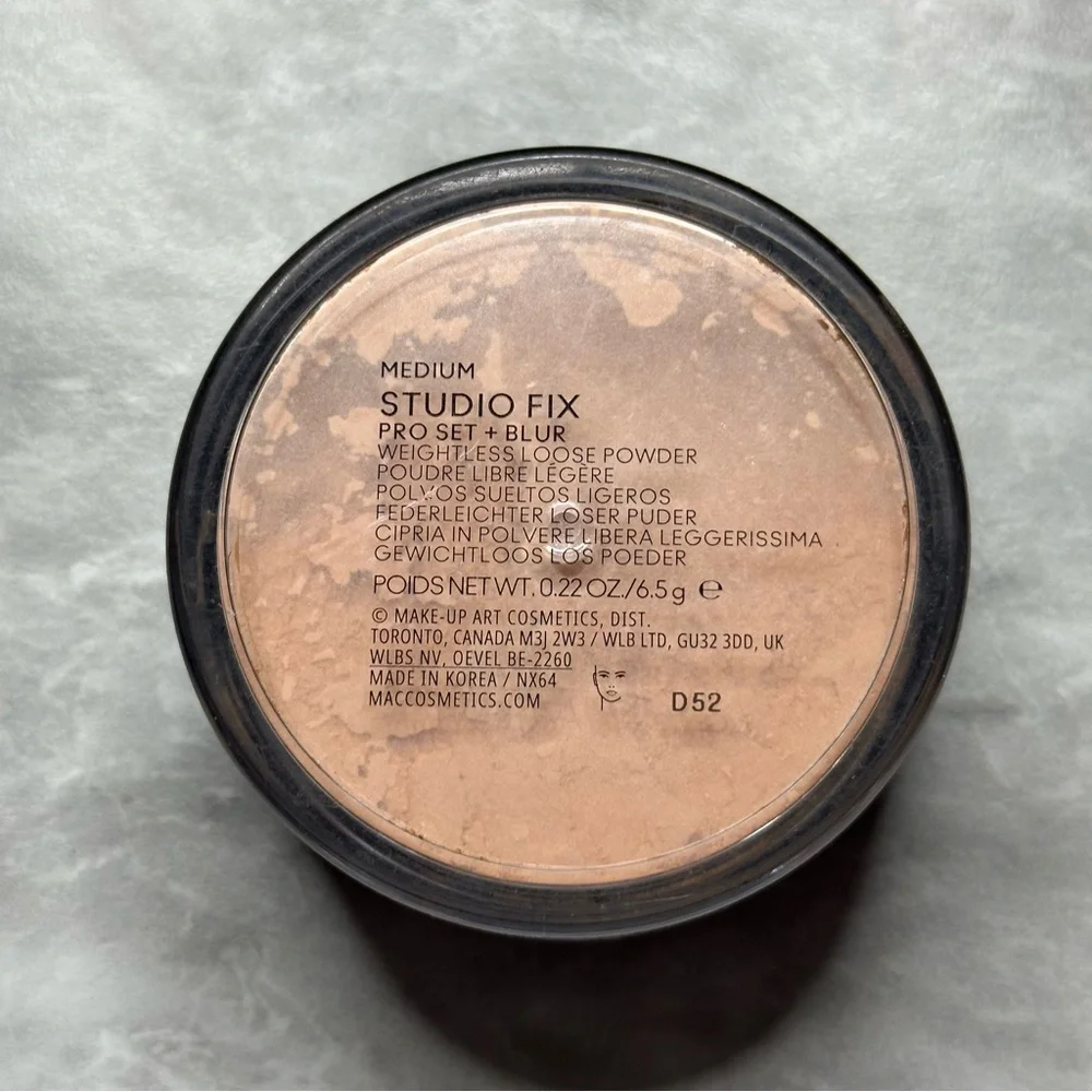 Mac Studio Fix Pro Set Blur Weightless‎ Loose Setting Powder Medium